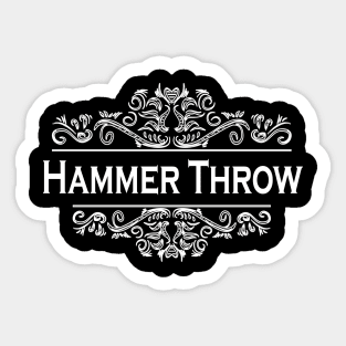 Sports Hammer Throw Sticker